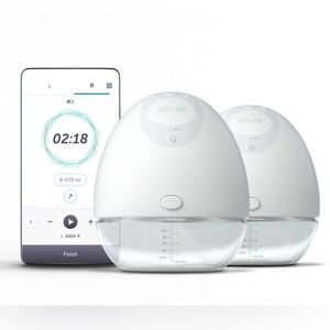 Elvie Hands Free Electric White Breast Pumps